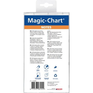 LEGAMASTER Magic-Chart Notes 7-159499 ass. 10x20cm 500St.