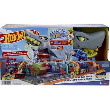 Hot Wheels City Lavage de requins ultime