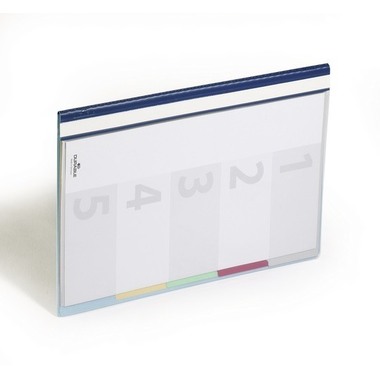 DURABLE Organisationsheft. Divisioflex 255706 für 100 Blatt A4,5-teilig blau