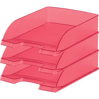LEITZ Briefkorb Plus A4 52270026 rot frost