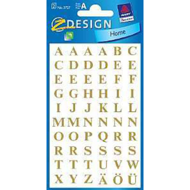 Z-DESIGN Letters gold 3727 7.5mm, Times Bold 120 St.
