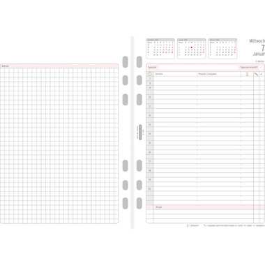 CHRONOPLAN Jahres-Set Tagesplan 2026 50206Z.26 1T/1S A5