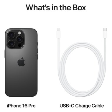 Apple iPhone 16 Pro (128GB, Black Titanium)