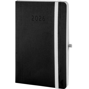 CHRONOPLAN Chronobook Black&White 2026 50966Z.26 1S/2P nero SC Mini