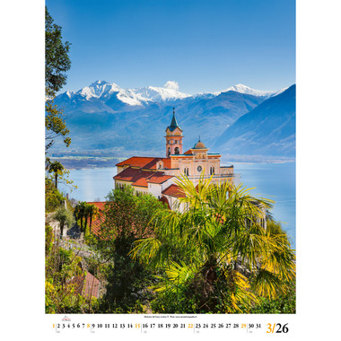 CALENDARIA Bildkalender 2026 9783036205281 Swiss Photo Poster ML 50x68cm
