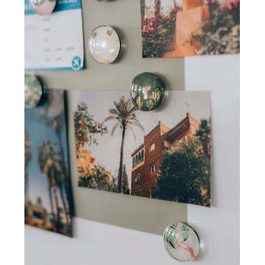 I AM CREATIVE Calamita natura Let`s Organize 4035.61 Vetro, 3x1cm 6 pezzi