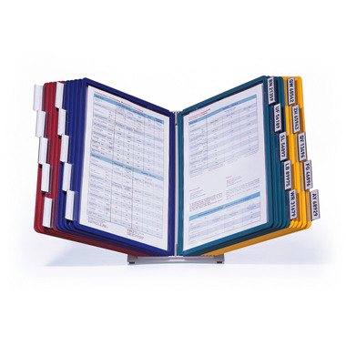 DURABLE Système d.présent. VARIO Table 569900 coloré, avec 20 pochettes A4