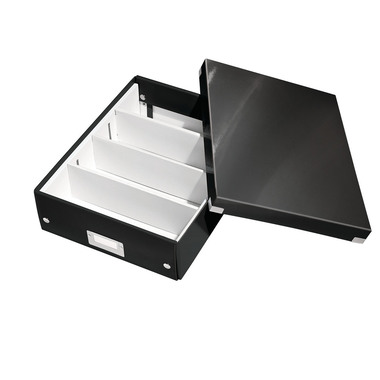 LEITZ Click&Store WOW Org.box M 60580095 schwarz 281x100x370mm