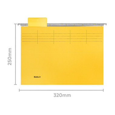 BIELLA Set cartelle sospese A4 27125520U marrone 32x25cm 25 pzzi