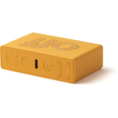 Lexon Digital Alarm Clock Flip Mini Yellow