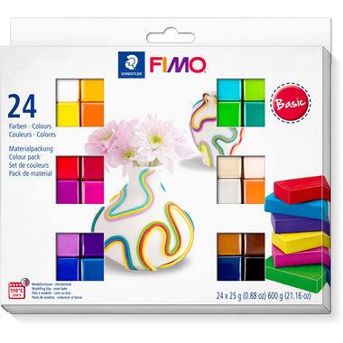 FIMO Set di plastilina soft 24x25g 8023C24-1 Basic