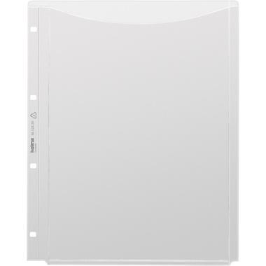 KOLMA Poches kangourou ExtraSolid A4 56.128.20 entièrement couvrant 5 pcs.