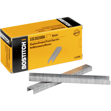 BOSTITCH Heftklammern 6mm SB302006 5000 Stück