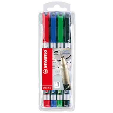 STABILO Write-4-all permanent SF 166/4 4-er Etui