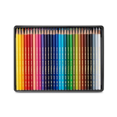 CARAN D'ACHE Farbstifte Prismalo 3mm 999.330 ass. in Metallsch. 30 Stück