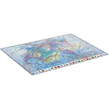 HANSA Schreibunterlage DE/FR 41-6020.001 GeoPad Schweiz 65x50cm