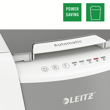 LEITZ Aktenvernichter IQ AF 8018-20-00 Office Pro 600, P-5, 110lt