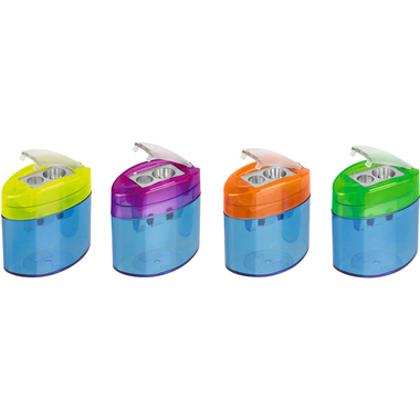 M+R Taille-crayon double 709020050 Plastique, ass.