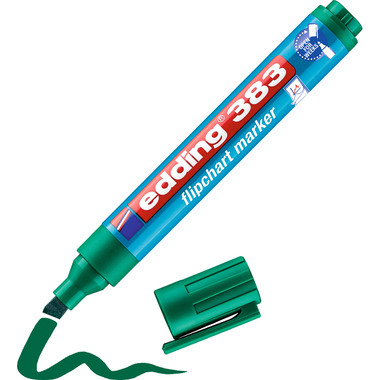 EDDING Flipchart Marker 383 1-5mm 383-4 verde
