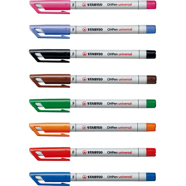 STABILO OHP Pen non-perm. F 852/46 nero