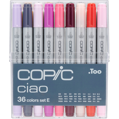 COPIC Marker Ciao 22075365 36er Set E