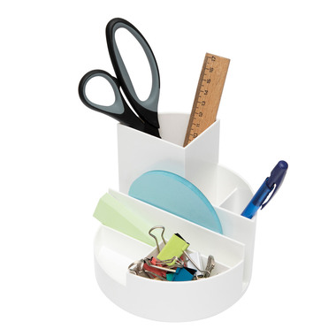 MAUL Stifteköcher Recycle 6.35 6 Fächer, weiss