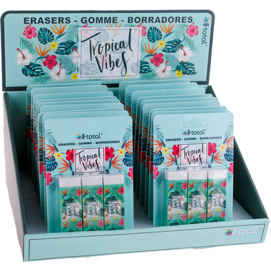 I-TOTAL Gomme Tropical Vibes XL1826 3 pcs. 2.2x1.2x6.2cm