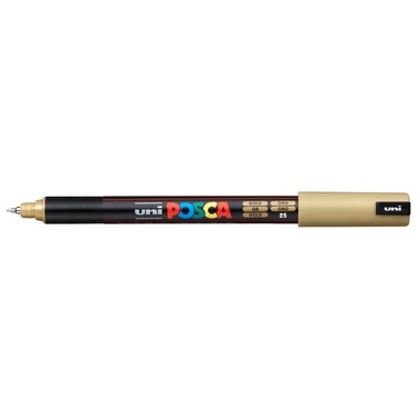 UNI-BALL Fineliner Posca 0.7mm PC-1MR GOLD oro