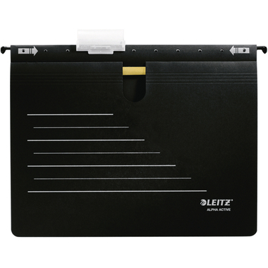 LEITZ Dossier susp. Alpha Active A4 19243095 noir 34.8x26.6cm 5 pcs.