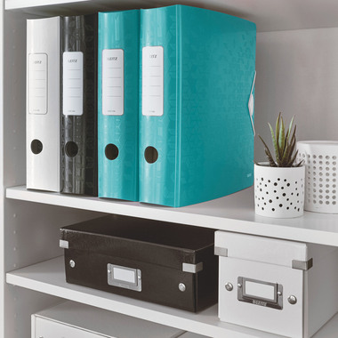 LEITZ Classeur WOW Active 180° 8.2cm 11060051 bleu glacier A4