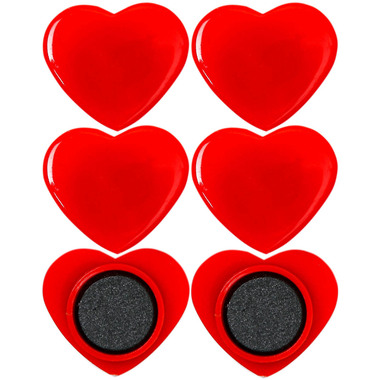 I AM CREATIVE Magnet Herz Let`s Organize 4035.49 rot, stark 6 Stück