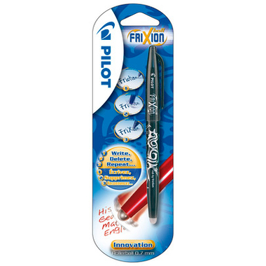 PILOT Roller FriXion Ball Blister BL-FR7-B1 schwarz, refill, radierbar