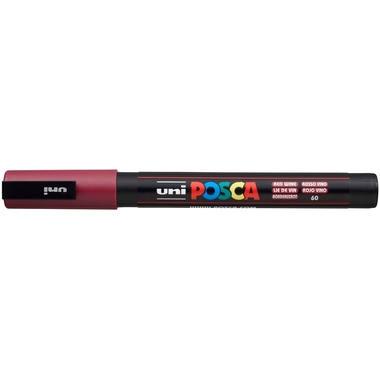 POSCA Marker 0.9-1.3mm PC3M RED WIN bordeaux
