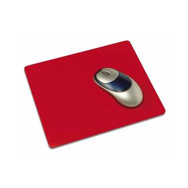 Tappetino per mouse 21 x 26 cm, rosso scuro