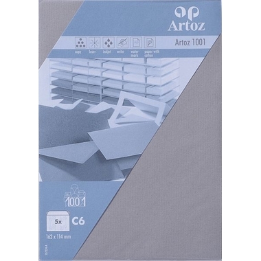 ARTOZ Enveloppes 1001 C6 107324182 100g, graphit 5 pcs.