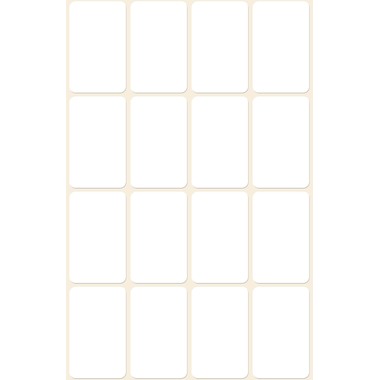 AVERY ZWECKFORM Etiquettes 29×18mm 3074 blanc 96 pcs.