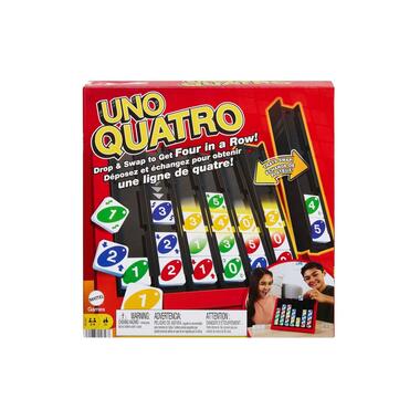 Mattel Spiele Familienspiel UNO Quatro
