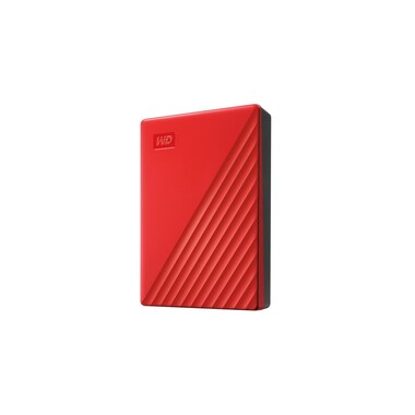 Western Digital External Hard Drive My Passport 4 TB, Red