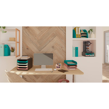 EXACOMPTA Cassettiera Skandi A4+ 310606D multicolori 4 cassetti