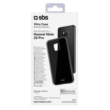Hard glass case for Huawei Mate 20 Pro