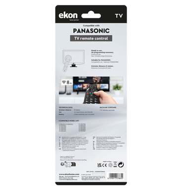 Telecomando universale TV Panasonic | Ekon