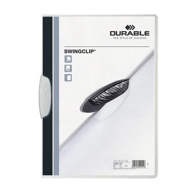 DURABLE Klemmhefter SWINGCLIP 226002 für 30 Blatt A4 weiss