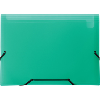 KOLMA Dossier à compart.Daily Eas.A4 11.017.01 vert, 13 pochets, Komaflex