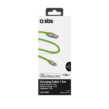Câble de chargement avec sortie USB 2.0 et Lightning | SBS