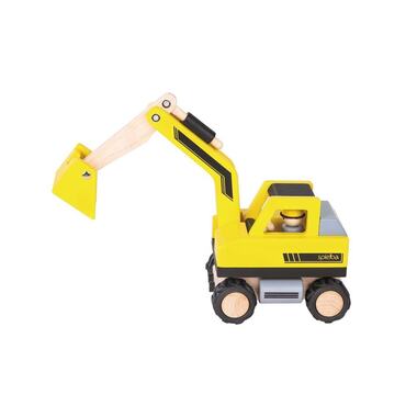 Spielba Holzspielwaren Pelleteuse avec figurine