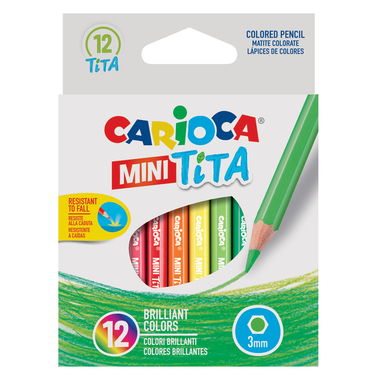 CARIOCA Matita colorata Mini Tita 3mm 42323 12 pezzi