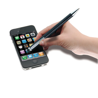 ONLINE Drehkugelschreiber M 34313/3D Stylus Carbon Design blau