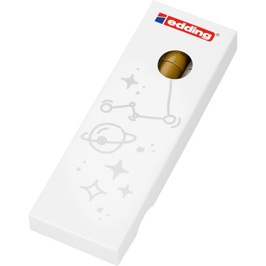 EDDING Paintmarker 750 2-4mm 750-E3-met gold/silver/white 3 Stück