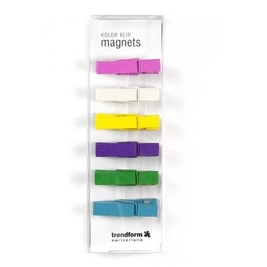 TRENDFORM Aimants KOLOR KLIP TF2920 set de 6 assorti
