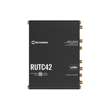 Teltonika router industriale LTE RUTC42 LTE Cat 4 Wi-Fi 6